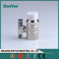 Steam ball valve with brass handle